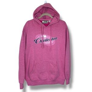 Coconut Creek Trading Co Charleston South Carolina Pink Hoodie Sweatshirt Large